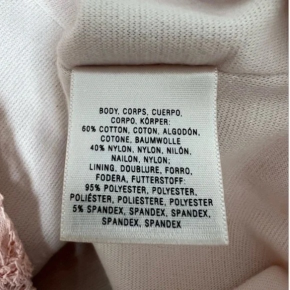 Anthropologie Maeve Lefkara 3/4 Sleeve Pink Lace Dress- Size Medium - Picture 9 of 9